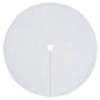 vidaXL Weihnachtsbaumdecke 150 cm Weiß