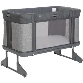 Chicco Next2Me Forever, 3-in-1-Babybett für Neugeborene, Bistellbett, das zu einem Montessori-Bett Wird, bis 4 Jahre (22 kg), verstellbare Höhe, Gute Luftzirkulation, 4 Räder, inklusive Matratze