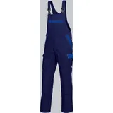 BP Profil 1844-720-10 Latzhose - Stretch Hosenträger - Verstellbarer Bund - Taschen für Knieschoner - 65% Polyester, 35% Baumwolle - Normale Passform - Größe: 48 - Farbe: dunkelblau/königsblau