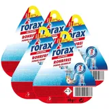 rorax 5x rorax Rohrfrei Power-Granulat Portionspack 60g - Wirkt sofort & lös Rohrreiniger