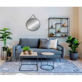 M&S Spiegel Trapani 60 x 60 cm Schwarz