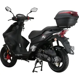 Alpha Motors Mustang FI 50 ccm EURO 5 inkl. Topcase mattschwarz 25 kmh