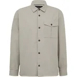 s.Oliver Softes Overshirt im Relaxed Fit mit Eingrifftaschen - beige - L