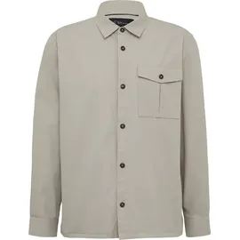 s.Oliver Softes Overshirt im Relaxed Fit mit Eingrifftaschen - beige - L