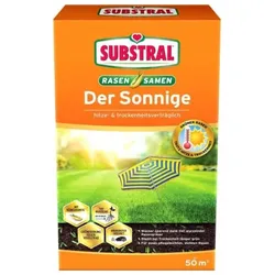 Substral Rasensamen Der Sonnige, Rasensamenmischung für sonnige und trockene Standorte, 1,25 kg, 89999C