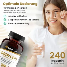 shroomy Cordyceps Extrakt Kapseln 240 St.