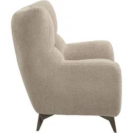 Atlantic Home Collection Sessel Shawn Teddystoff 88 x 91 x 98 cm Beige