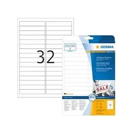 Herma Universaletiketten 4209 Weiß 96,0 x 16,9 mm 25 Blatt
