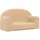vidaXL Kindersofa 2-Sitzer Creme Polyester weich