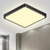 Lqwell LQWELL® Deckenleuchte LED Deckenlampe, IP44 Wasserfest Badlampe Quadrat