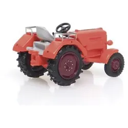 Borgward Traktor –Prototyp– orange Modell von NPE Modellbau 1:87