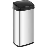 FROMM & STARCK Sensor Abfalleimer Edelstahl Müllbeutel eckig 40 L - STAR_BIN_41