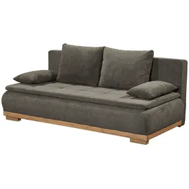 ed exciting design Schlafsofa Polyester 3-Sitzer Braun