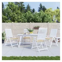 VidaXL Gartenstuhl-Kissen 4 Stk. Beige 50x50x3 cm Oxford-Gewebe