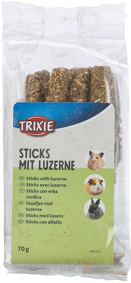 ca. 70g Trixie Sticks mit Luzerne Kleintier