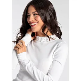 MELROSE Rollkragenpullover in weiß, | Gr. 36,