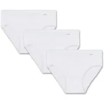 Sanetta Mädchen 3er Pack Jazzpants | Slip, Unterhose Slips weiß Gr. 176 Mädchen Kinder