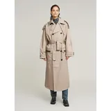 G-Star Macro Balloon Trenchcoat - Beige - Damen, - M
