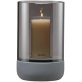 BLOMUS Windlicht Calma Stein, Marmor, Granit Grau Dunkelgrau M (Medium)