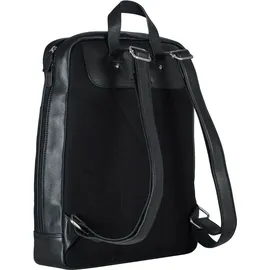 LEONHARD HEYDEN Berlin Rucksack Leder 42 cm Schwarz