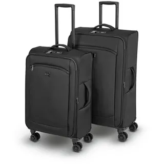 Topmove TOPMOVE® Kofferset, Softcase, 62 l und 96 l inkl. Rollen mit Zahlenschloss
