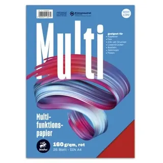 Staufen® Kopierpapier rot DIN A4 160 g/qm 25 Blatt