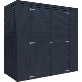 BERTILO Box 1 2,07 x 1,10 m Schwarz