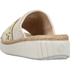 Rieker Pantolette beige, - Beige - 38