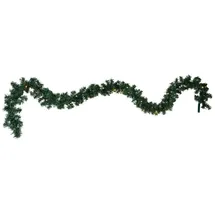 Best Season Led Weihnachtsgirlande Calgary, 250 cm, grün, Timer, IP44