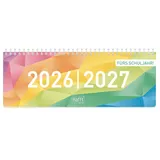 Häfft Tischkalender Rainbow 2026/2027