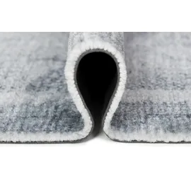 Barbara Becker Fußmatte BARBARA BECKER "Square BB, Made in Belgium", silber (silberfarben), B:39cm H:10mm L:58cm, Polyamid, Teppiche, Fußmatte, Schmutzfangmatte, auch als Läufergröße erhältlich