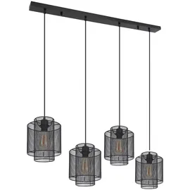 GLOBO Gitter 4-flg. 98 cm rund schwarz Metall