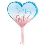 Cepewa Pinata Boy&Girls 40x35x7,5 Papier rosa/hellblau