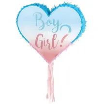Cepewa Pinata Boy&Girls 40x35x7,5 Papier rosa/hellblau