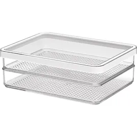 Rotho Kühlschrankorganizer-Set Loft 0,85, Weiß 2-teilig
