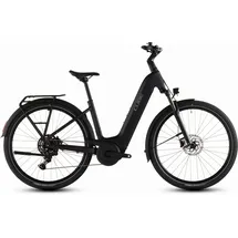 Cube Touring Hybrid One 600 2026 28 Zoll RH 58 cm Damen coal 'n' chrome