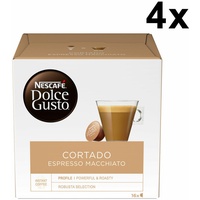 Nescafé DOLCE GUSTO Cortado Espresso Macchiato,Kaffee,KaffeeKAPSEL, 4x16 KAPSELN