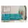 Konsimo Ecksofa Tagio ¦ türkis/petrol ¦ Maße (cm): B: 220 H: 80