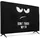 kwmobile 40" TV Abdeckung Indoor - Fernseher Hülle Bildschirmschutz Abdeckung - TV Bildschirm Staubschutzhülle - Fernsehabdeckung - Weiß Schwarz