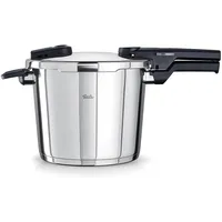 Fissler Vitaquick/Schnellkochtopf (6L, Ø 22 cm) Edelstahl-Dampfkochtopf, 2-Garstufen, inkl. Einsatz, Made in Germany - Induktion