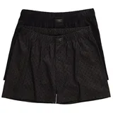 Jp1880 Boxershorts unifarben schwarz 7XL 2er Pack