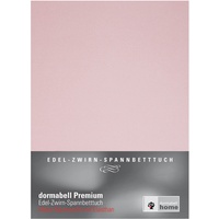 dormabell Premium Jersey-Spannbetttuch rose - 120x200 bis 130x220 cm (bis 24 cm Matratzenhöhe)