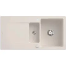 Villeroy & Boch Siluet 60 R rechts Einbauspüle crema Excenterbetätigung 1000 x 510 mm