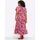 sheego Etuikleid Gemustert Pink/Rot 58