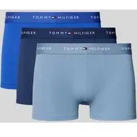 Trunks mit elastischem Bund mit Label-Intarsien im 3er-Pack, Royal, L
