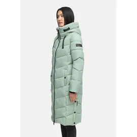 Navahoo Damen, Gr. M, smokey mint, Obermaterial: 100% Polyester; Innenseite: 100% Polyester; Futter: 100% Polyester, Jacken Winterjacke, mit Teddyfell innen