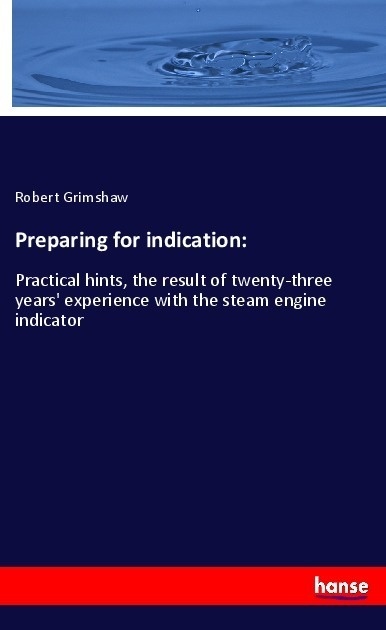Preparing For Indication: - Robert Grimshaw  Kartoniert (TB)
