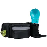 Aohyue Leckerlitasche für Hunde, Bauchtasche Hundetraining, Futterbeutel Hunde mit Kotbeutelspender, Bauchtasche für Hundezubehör, für Hundespaziergänge, Reise, Wanderung und Outdoor