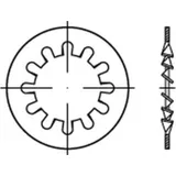 Reyher DIN 6797 Zahnscheiben Federstahl I 21 galvanisch verzinkt gal Zn K