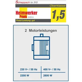 SCHEPPACH TS310 230 V